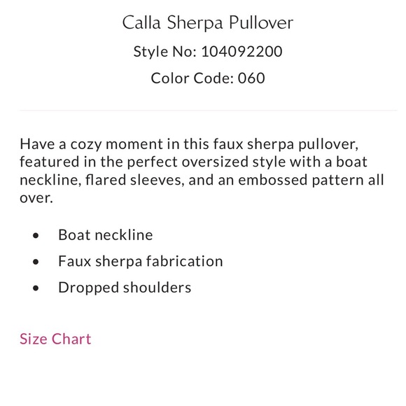 NWT Free People Women's Calla Red Sherpa Pullover, size XS - Picture 3 of 3